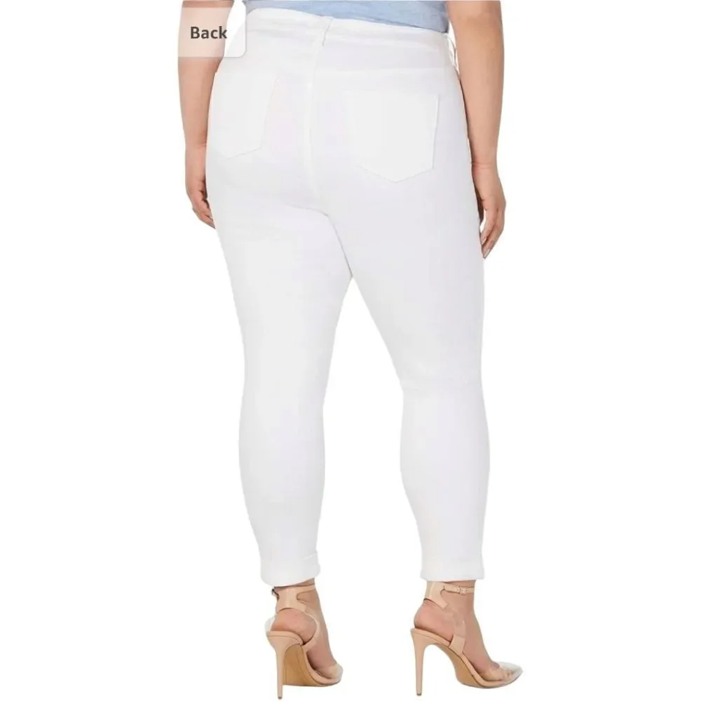 CELEBRITY PINK Plus Size 22  White   Skinny Jeans NWOT - Picture 11 of 13